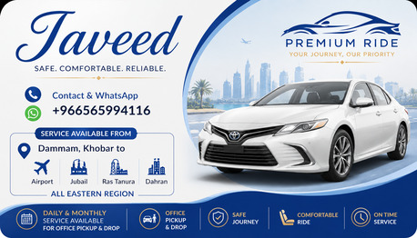 🚗 RELIABLE PICK & DROP SERVICE (DAMMAM & KHOBAR) 🚗 photo 1