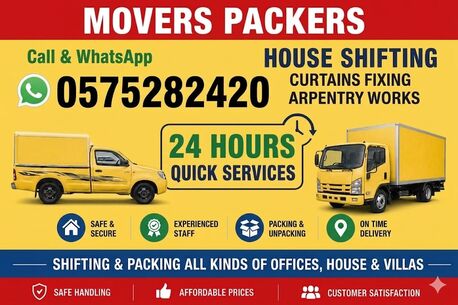 (PROFESSIONAL(PAKISTANi)♥️MOVERS❤️PACKERS◼️PEST CONTORL SOLUTION BEST PIRCE0575282420 photo 1