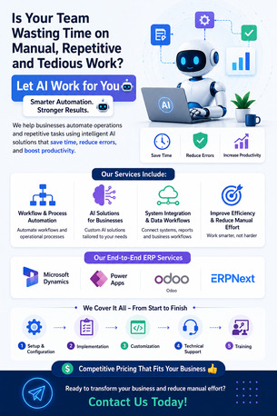 AI Automation For Work Flows And ERP