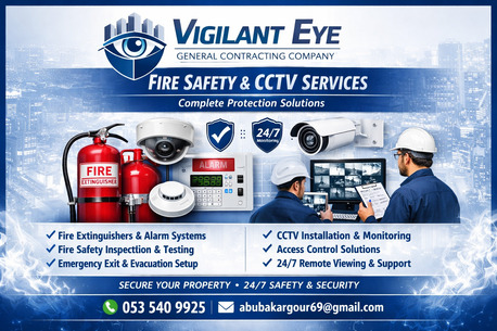 Vigilant Eye – Fire Safety & ELV/CCTV Services (Riyadh) photo 3