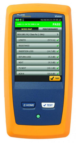 Optical Fiber Splicing & FLUKE DSX8000 CAT6A CAT7 OPTIC FIBER OTDR Testing photo 2