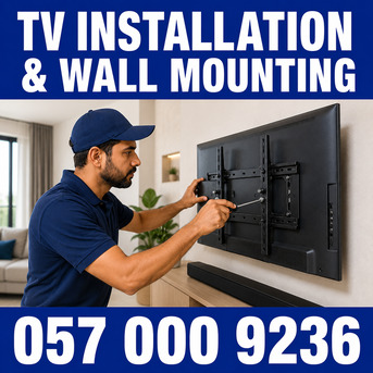 ✅✅✅ TV INSTALLATION & WALL MOUNTING RIYADH – ✅ 057 000 9236 ✅✅✅ photo 1