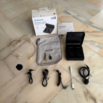 SAR 200,  Wireless Lavalier Microphone - Boya BY-XM6 K1