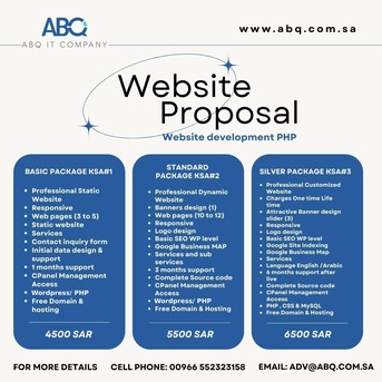 We Offer You Best Price Website Proposals photo 1