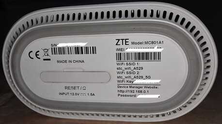 SAR 450,  STC 5G Modem (Used) photo 3