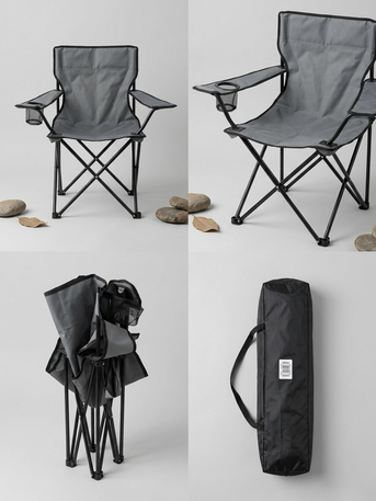 SAR 60,  Foldable Camping Chair With Bag photo 1