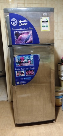 SAR 750,  For Sale: DANSAT Double-Door Fridge – Good Condition