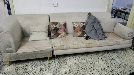 SAR 400,  Sofa And Iron Bed & Ikea Dinning Table photo 2