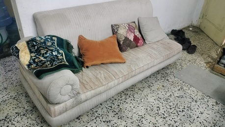 SAR 400,  Sofa And Iron Bed & Ikea Dinning Table photo 3