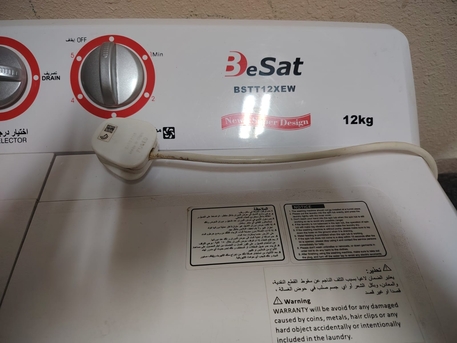 SAR 500,  12 KG SEMI AUTOMATIC WASHING MECHINE FOR SALE photo 3