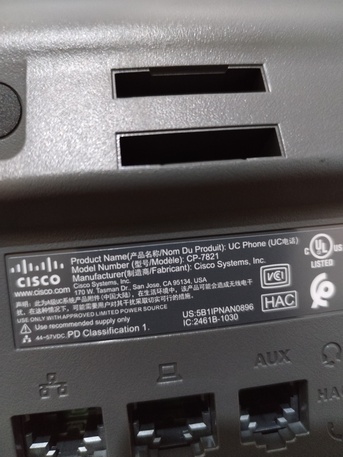 SAR 500,  CISCO IP PHONES CP-7821 K9 BRAND NEW BOXED photo 3