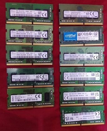 SAR 150,  Laptop DDR4 RAM Memory – 4GB & 8GB – 2400/2666/3200MHz – Tested Working