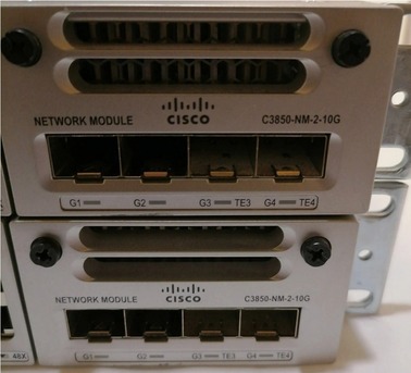 SAR 2200,  Cisco Catalyst 48 Port Gigabit Rackmount Network Switch WS-C3850-48F-S / C3850-NM-2-10G photo 2