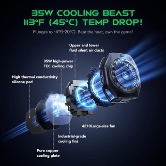 SAR 239,  Brand New: Black Shark Magnetic Phone Cooler 5 Pro photo 2