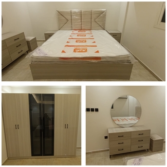 SAR 1,  Modern And Luxury Bedroom Furniture Set With Delivery photo 1