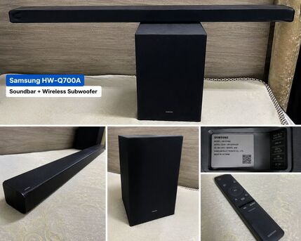 SAR 1000,  Samsung HW-Q700A Sound Bar W/ Dolby Atmos
