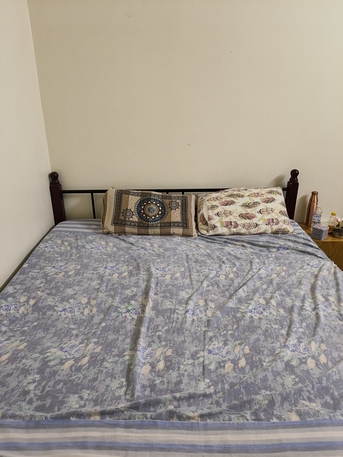 SAR 350,  King Size Iron Bed (With 12-Inch Mattress Free) For Sale photo 1