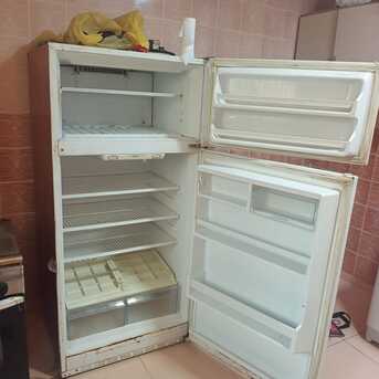SAR 100,  Large Double-Door Refrigerator – Needs Repair photo 1
