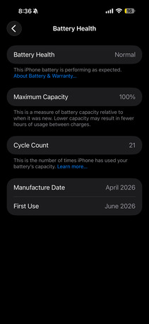 SAR 4500,  IPHONE 17 Pro Max 256 GB - Silver (Less 1 Month)