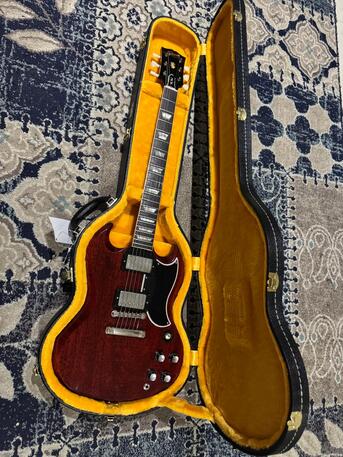 SAR 18000,  Gibson Custom 1961 Les Paul SG Standard Reissue Stop-Bar | Cherry Red - VOS photo 3
