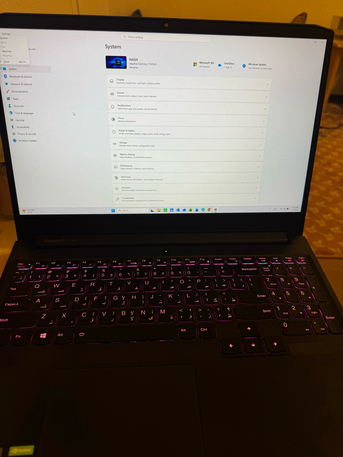 SAR 2750,  I7 Lenovo Ideapad Gaming 3 15IHU6