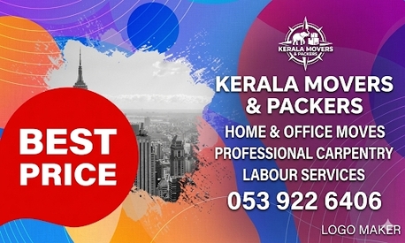 INDIAN KERALA MOVERS PACKERS HOME OFFICE PROFESSIONAL TEAM LOWEST PRICE 0539226406 photo 2