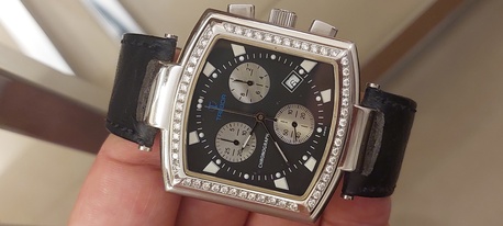 SAR 1700,  Trebor Watch Original Diamond Bezel Big Dial 42mm For Men Original Swiss Made