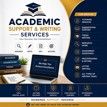Professional Academic Support, Research Guidance & Writing Assistance