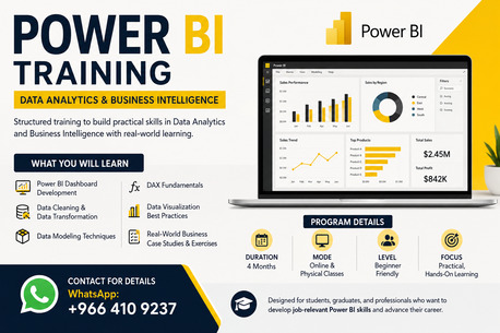 Power BI Training In Riyadh – 4-Month Professional Program photo 1