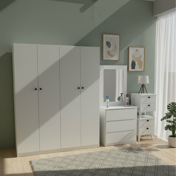 SAR 11,  4 Door Wardrobe Bedroom Set Avalible photo 2