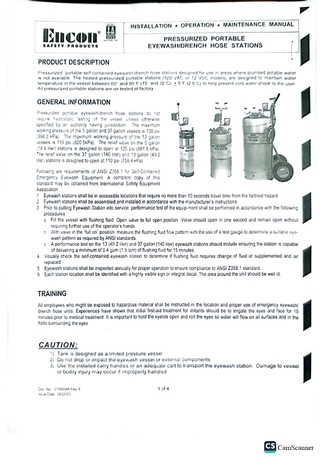SAR 123,  Safety Products Eye Wash Encon Brand 01104002 photo 2