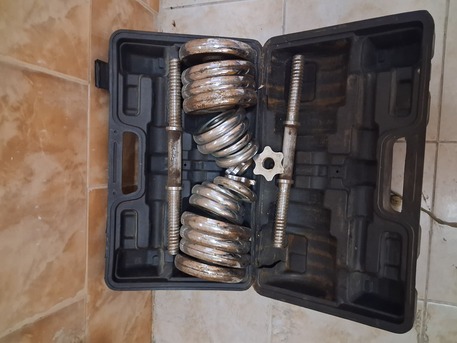 SAR 210,  Gym Dumbbells For Sale – Good Condition