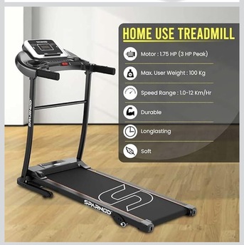 SAR 599,  Sparnod Fitness Motorised Treadmill 10/10 photo 1