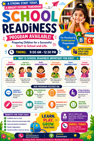 School Rediness Programe ;Preparing Little Learners For Big Success