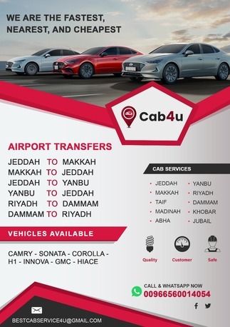 TAXI SERVICE MAKKAH TO RIYADH MAKKAH TO MADINA MAKKAH TO YANBU MAKKAH TO DAMMAM photo 1