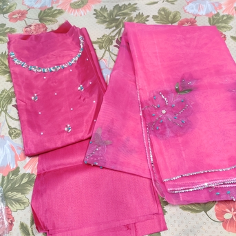 SAR 50,  Un Stiched Katan Silk Suit photo 1