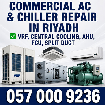✅✅✅ COMMERCIAL AC & CHILLER REPAIR RIYADH – ✅ 057 000 9236 ✅✅✅ photo 1