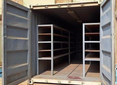 SAR 5500,  Shipping Container 20FT Equipped With Steel Shelving For Sale photo 2