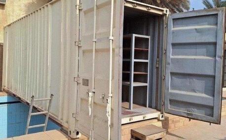 SAR 5500,  Shipping Container 20FT Equipped With Steel Shelving For Sale photo 3