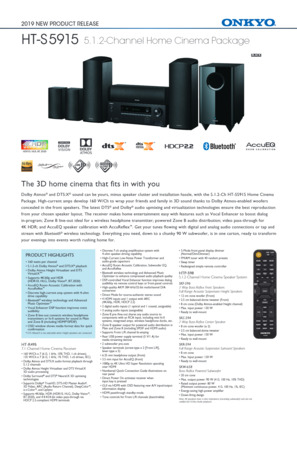 SAR 2200,  Onkyo 5.1.2-Channel Home Cinema Package photo 3