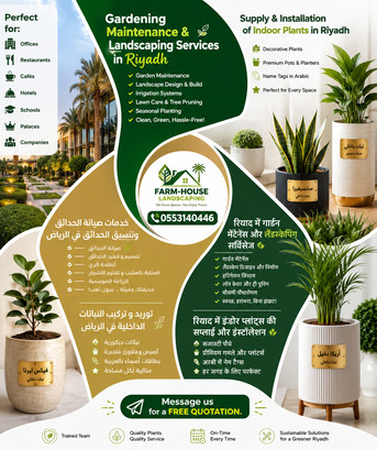 🌿 Professional Gardening Maintenance | Landscaping | Indoor Plants | Decorative Planters photo 3