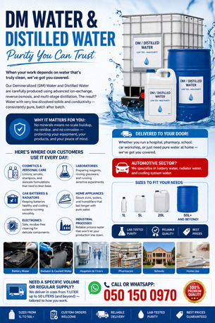 Distilled Water Demineralized Water  Drinking Water photo 1