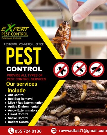 EXPERT PEST CONTROL⭐FUMIGATION & CLEANING SERVICES CONTACT:(055•7240136)
