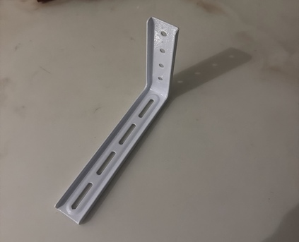 SAR 4,  Galvanized Mild Steel L-bracket Size: 15cm X 10cm Thickness: 2.5mm photo 2