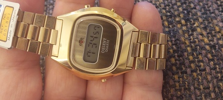 SAR 995,  Orient Digital Watch NEW Vintage Of More Than 40 Years Ago  Men Original Japan Made 995 photo 1