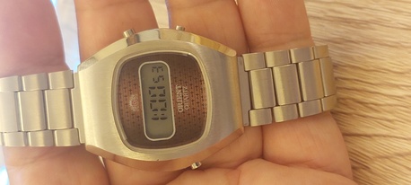 SAR 850,  Orient Digital Watch NEW Vintage 40 Years Old For Men Original Japan Made 1100 Riyals photo 1