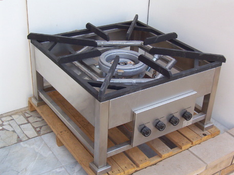 SAR 20000,  Charvet New Professional S/S Gas Stove 4 Crowns Burner photo 2