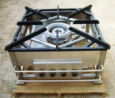 SAR 20000,  Charvet New Professional S/S Gas Stove 4 Crowns Burner photo 3