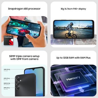 SAR 380,  Samsung A05s Black (brand New} Unused 4gb & 128 Gb For Sale... photo 2