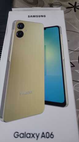 SAR 350,  Samsung A06 Golden Color (4gb 128gb} Brand New Unused Mobile For Sale photo 1